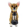 Ebros Picante Mexican Chihuahua Dog Decor Path Lighter Statue 12.5"Tall
