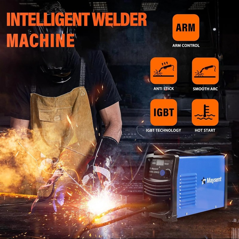 MAYSENT 140Amp 120V/240V Dual Voltage Portable ARC Stick Welder