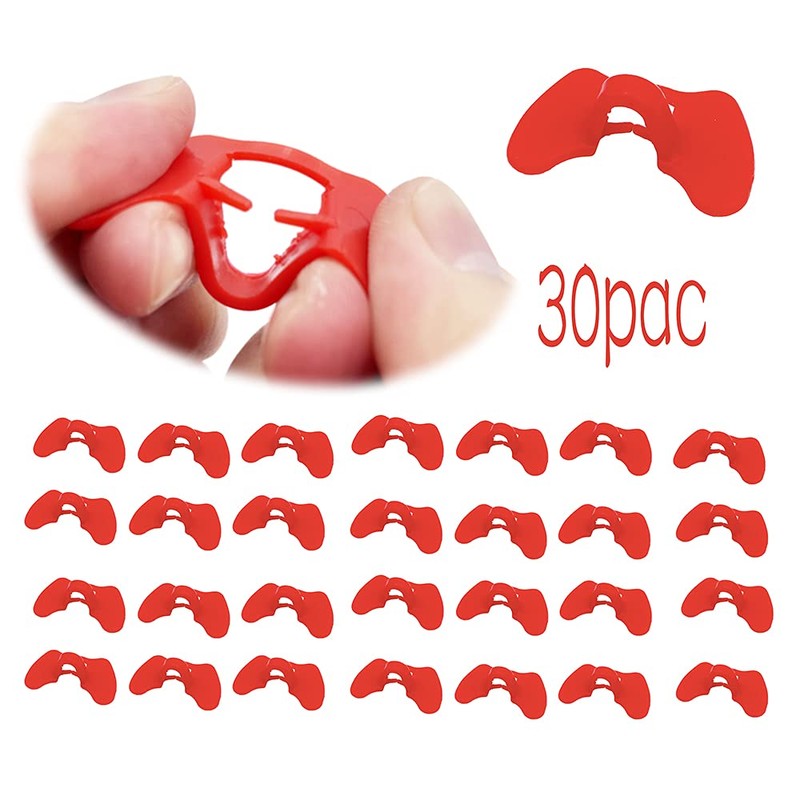 30 Pcs Upgrade Embolus free Chicken Eyes Glasses Plastic Poultry