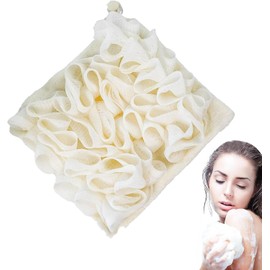 Esponja de ducha de lufa doble cara – limpieza profunda y masaje spa