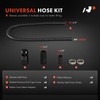 A-Premium 44" Universal Flexible Radiator Hose - Stainless Steel Water