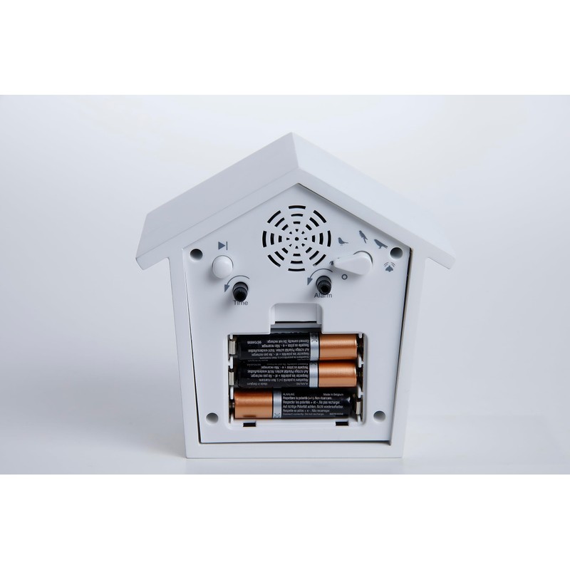 KOOKOO EarlyBird Red Alarm Clock with Bird Melody (Original Recording)
