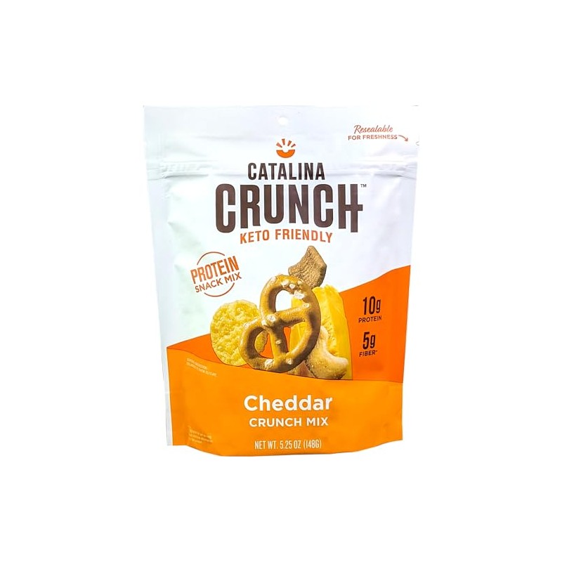 CATSNK CHEDDAR CRNCH MIX ( 6 X 6 OZ )