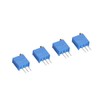 50pcs 3296W 100/200/500/1k/2k/5k/10k/20k/100k/500k Ohm Adjustable Trimmer Resistor