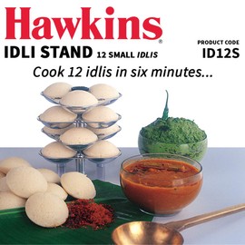 Hawkins G05 Mini Idli Stand for Pressure Cooker, Mettalic Small