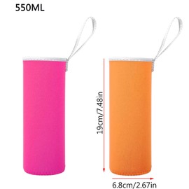 Brateuanoii Pack of 8 Bottles Thermal Case Bags, Water Bottle Thermal Cover, Water Bottle Cover, Sports Bottle, Bags Insulated for Outdoor Sports, Camping, Hiking, Travel, 8 Colours