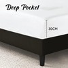 Funky Gadgets Double Fitted Sheet, White 300 Thread Count 100%