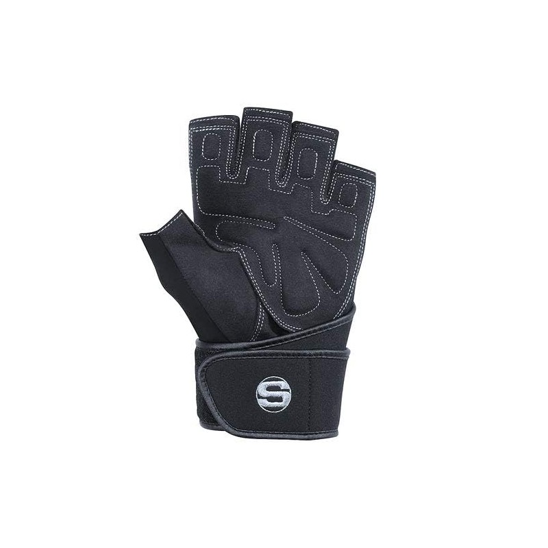 Silverton Herren Fitness-gewichtheberhandschuh Power Plus Handschuhe, Schwarz, L
