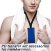 2PCS Peritoneal Dialysis Catheter Holder for Baxter,PD Transfer Set Catheter