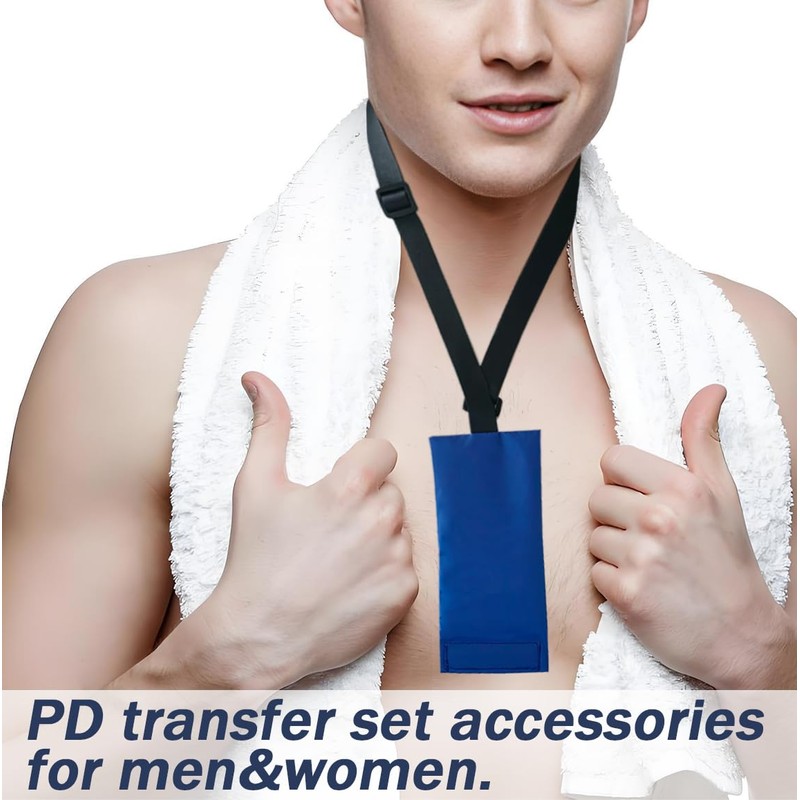 2PCS Peritoneal Dialysis Catheter Holder for Baxter,PD Transfer Set Catheter