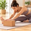 Natural Cork Yoga Block and Massage Ball for Yoga &