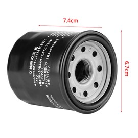 Yctze Oil Filter for Kawasaki ZX600 ZX636 ZZR600 1990-2014, Iron, High Flow Rate, Superior Filtration, Compatible with Street-Cruiser-Motorcycles