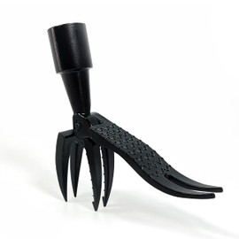 OOir onOO High Hardness Weed Pulling Tool,Manual Stand Up Weed Puller Tool Head Replacement,4-Claw Steel Head Design