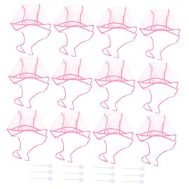 Beavorty 12pcs Highlight Hair Cap Coloring Kit with Hooks for and Salon Use Hairdressing Tool for Quick and Convenient Hair Dyeing