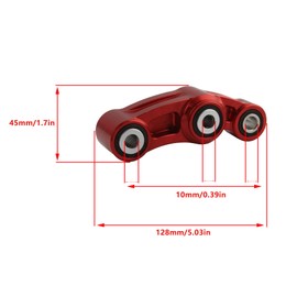 ABCERRSI Suspension Link,Rear Shock Absorbing Linkage Absorber Bracket Replacement For Electric Dirt Bike Sur Ron Ultra Bee Ebike-Red