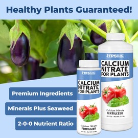 TPS Nutrients Calcium Nitrate Fertilizer, Promotes Healthy Growth for All Plants and Prevents Blossom End Rot, 32 oz (1 Quart)