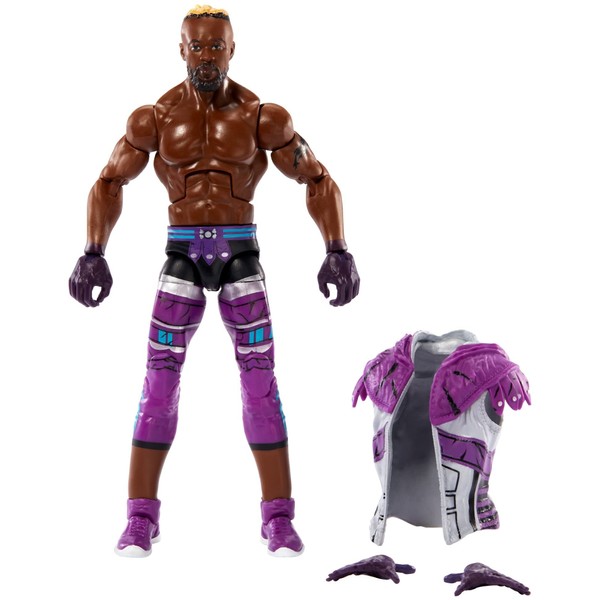 Mattel WWE Kofi Kingston Elite Collection Action Figure, 6-inch Posable