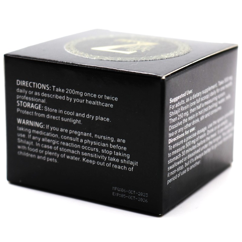 Shilajit aus Nepal, 30 g, weiches Harz, Messlöffel inklusive