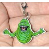 Acrylic Green Ghost Slimer Ghostbusters Charm Zipper Pull & Keychain