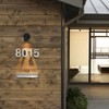 HASWARE 304 Stainless Steel Modern House Number Powder Coating Stylish