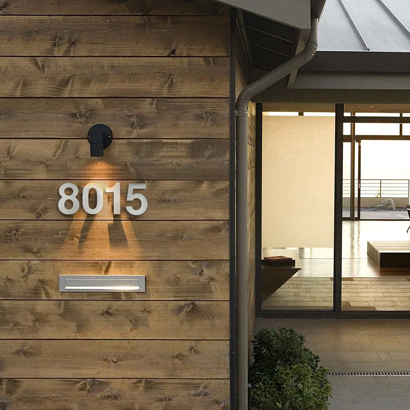 HASWARE 304 Stainless Steel Modern House Number Powder Coating Stylish