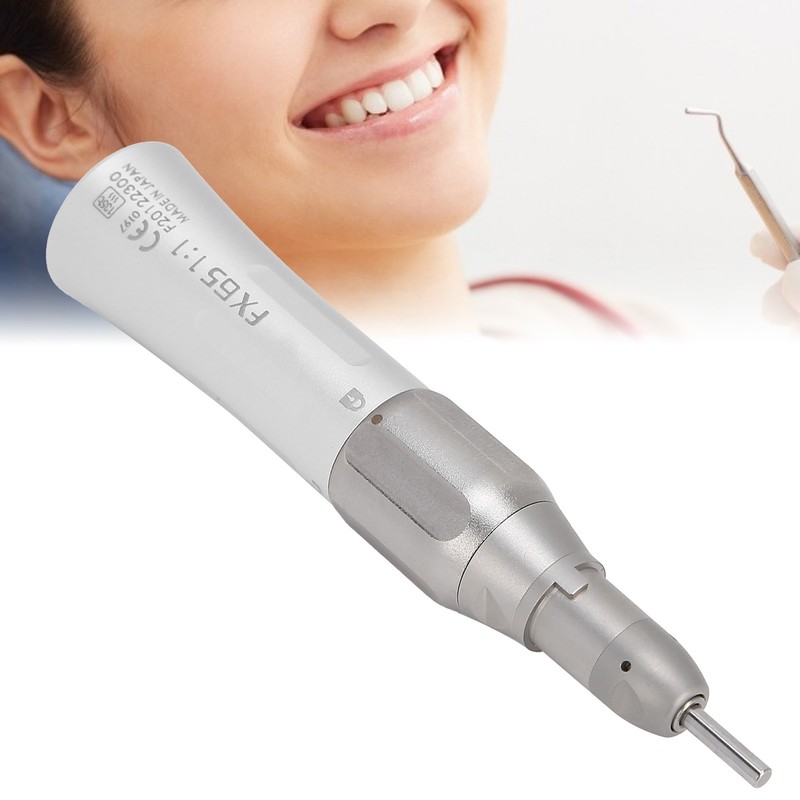 Dental Low Speed Handpiece Straight Nose for Teeth Cleaning Polishing