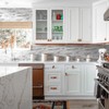 KASARO Peel and Stick Marble Backsplash Tile, 10 Sheets, White