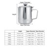 Milk Jug with Lid, 600 ml Milk Frothing Jug Stainless