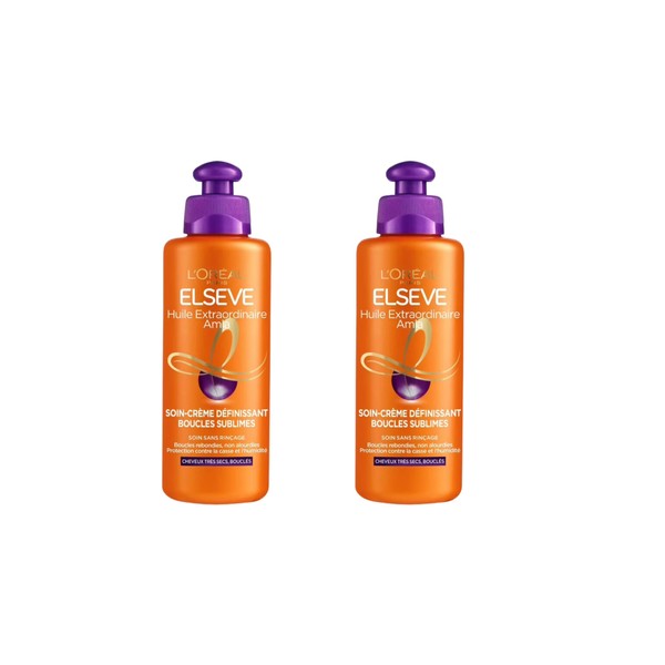 L'Oréal Paris Elseve Huile Extraordinaire Soin-Crème Définissant Cheveux Bouclés 200