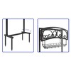 CALIDOLA Freestanding Garden Hose Holder - Heavy Duty Metal Stand