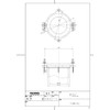 TOTO Floor Flange 3.9 inches (100 mm) T53WR100