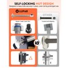 2 Way Farm Gate Latch, 2PC Heavy-Duty Lockable Fence Latch
