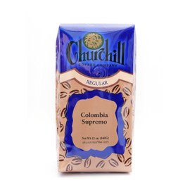 Churchill Coffee Colombia Supremo 12 oz - Whole Bean