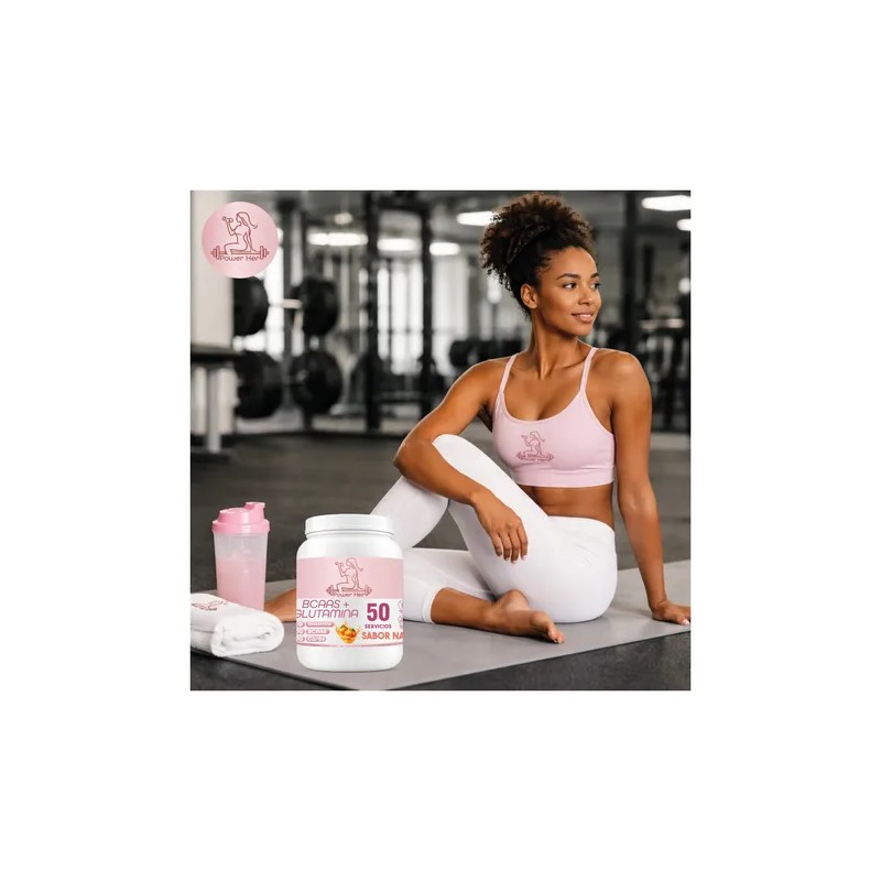 Aminoácidos Bcaas + Glutamina Powe Her 1kg De 50 Serv.