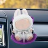 BOXOB Car Doll Seat, Cute Carseat Decoration with Air Vent