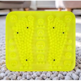 발지압표 자갈 스톤 매트 발판 회전 효과 발바닥 쿠션 국산 Foot Massage Stone Mat Rotating Effect Insole Cushion Made in Korea [One]