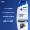 Shampoo Head & Shoulders Purificación Capilar Control Caspa, 180 ml