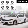 Yollky Front Bumper Tow Hook Cover Cap for Volkswagen Jetta