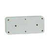 White Surface-Mounted Socket 3-Way Child Protection Fireproof