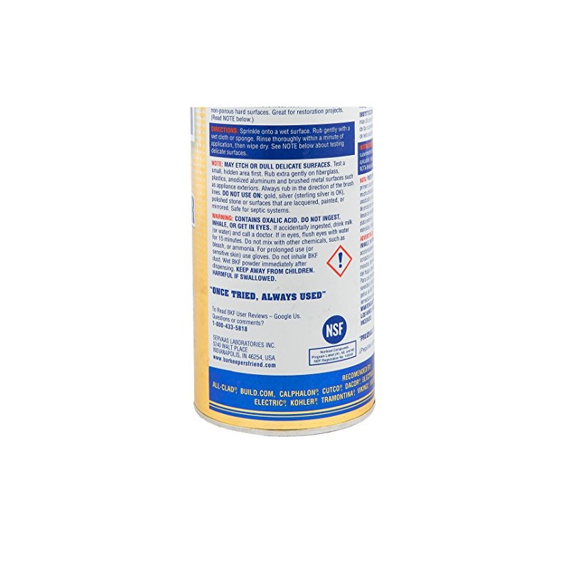 Bar Keepers Friend Powdered Cleanser & Polish 21-Ounces (2-Pack)