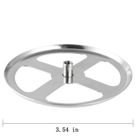 Secura Housewares French Press Replacement Base Plate with Permanently Attached Nut and Removable Nut for 34oz Coffee Press