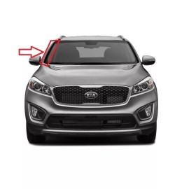 Kia 2016 to 2020 Sorento Front Windshield Pillar Molding Passenger Side Outer Glass