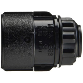 Mirai Industry MFSK-16GSK Connector for PF Tube 16, Except MF, Black, Price of 10