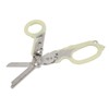 Emergency Response Shears Stainless Steel Luminous Multifunctional Foldable Scissors Pliers