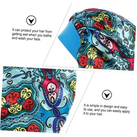 Beavorty Long Satin Silk Hair Bonnet for Sleeping Girls Night Sleep Bonnet Hair Cap Wide Band