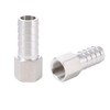 Stainless Steel 5/8" Barb x 1/2" FNPT Female Adaptor Home