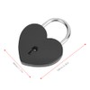 Metal Heart Lock, Exquisite Padlock with Key, Small Mini Heart