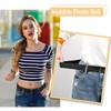 HAWOWZ 2Pcs No Show Stretch Belt for Women Invisible Elastic