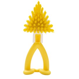 Sanverum Kaku-chan Kitchen Brush Size: Approx. 7.1 x 4.3 x 1.6 inches (18 x 11 x 4 cm), Yellow K36304