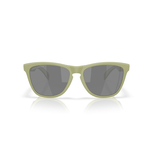 Oakley Oo9013 Frogskins Square Sunglasses, Matte Fern/Black Prizm Polarized, 55mm,